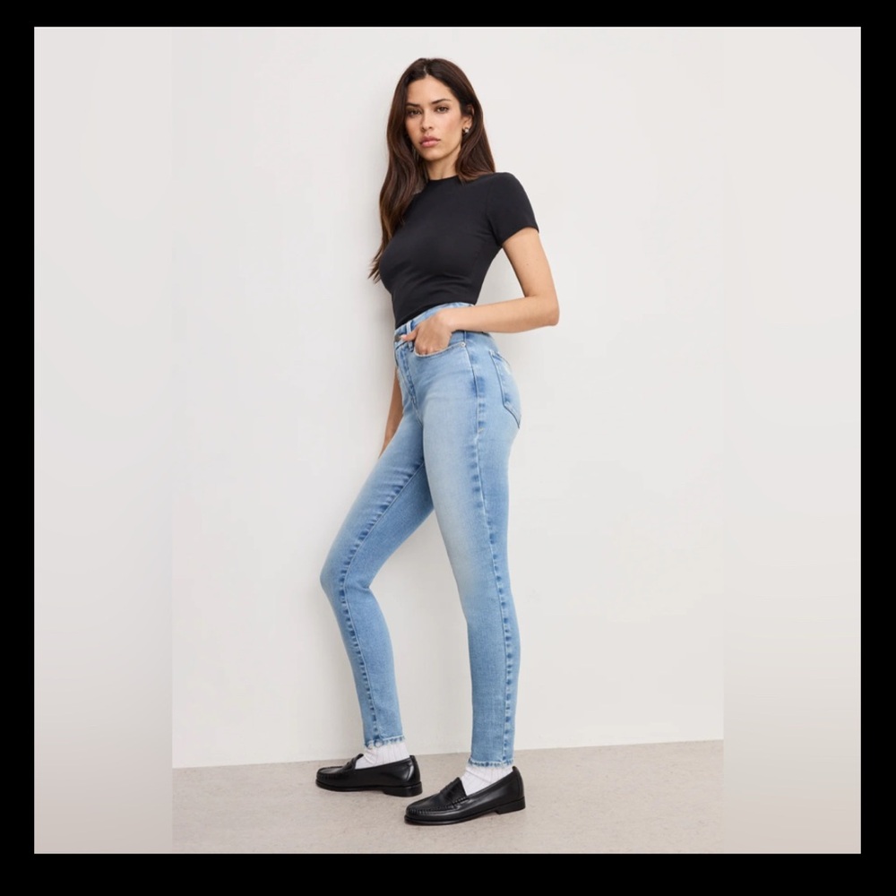 Good American Soft Tech Good Legs Skinny Jeans indigo 6